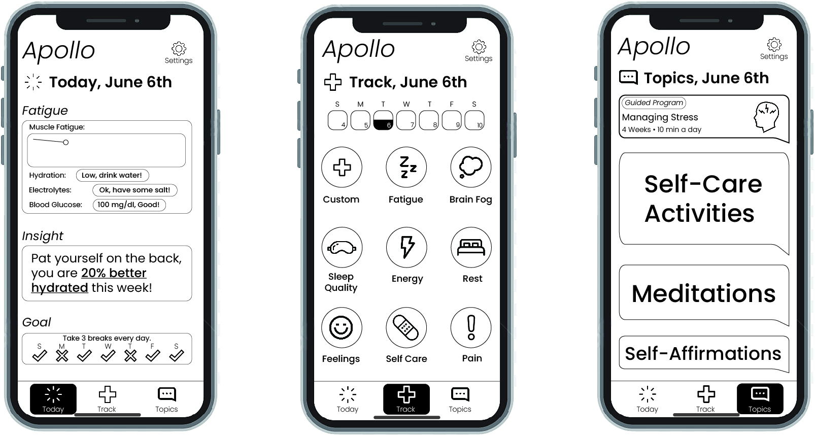 Apollo app renders