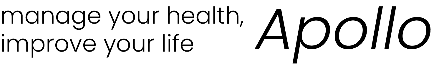 "Manage your health, improve your life: Apollo"