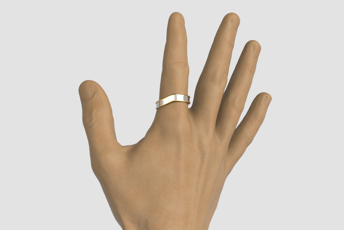 Apollo render on hand