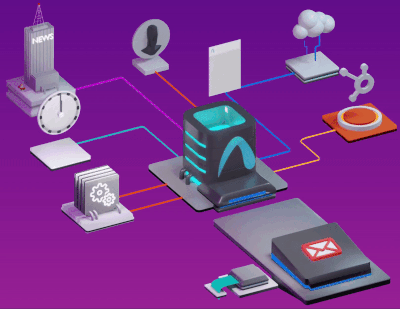 Autobound platform animated logo