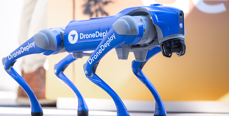 Photo of a ground DroneDeploy robot