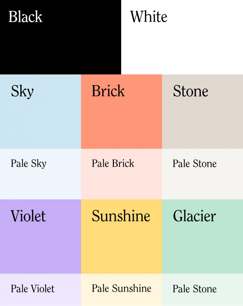 Colors used in Corporate Identity