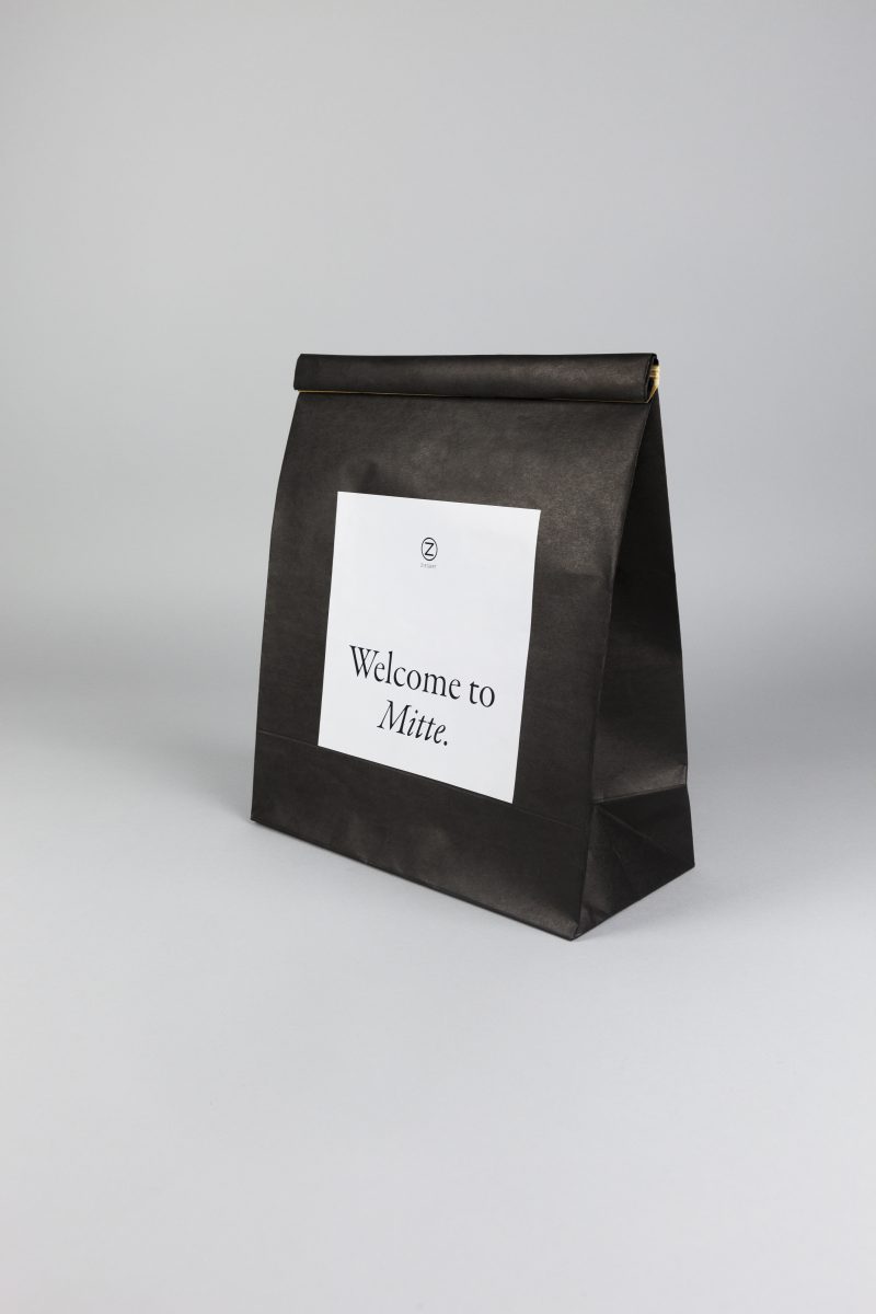 A photograph of the packaging design of the Ziegert Welcome Pack.