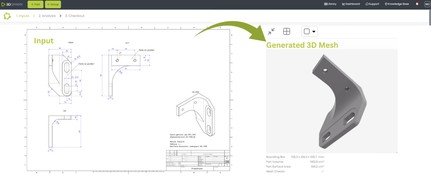 3D Spark Part Screening Project