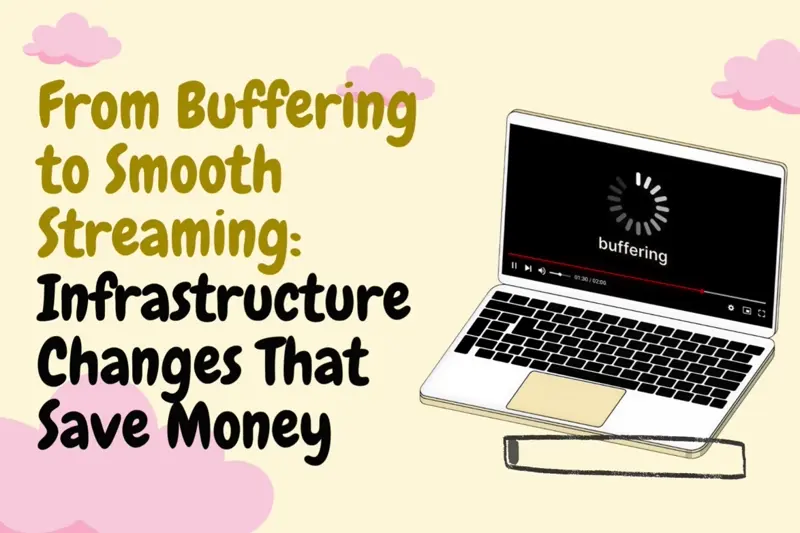 From Buffering to Smooth Streaming: Infrastructure Changes That Save Money