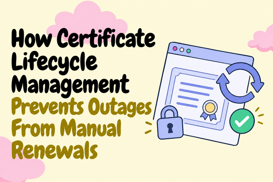 How Certificate Lifecycle Management Prevents Outages From Manual Renewals