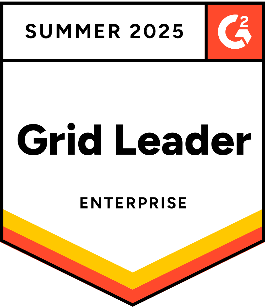 G2 Grid Leader Enterprise Summer 2025 Badge