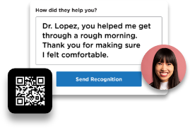 Customer-to-employee recognition