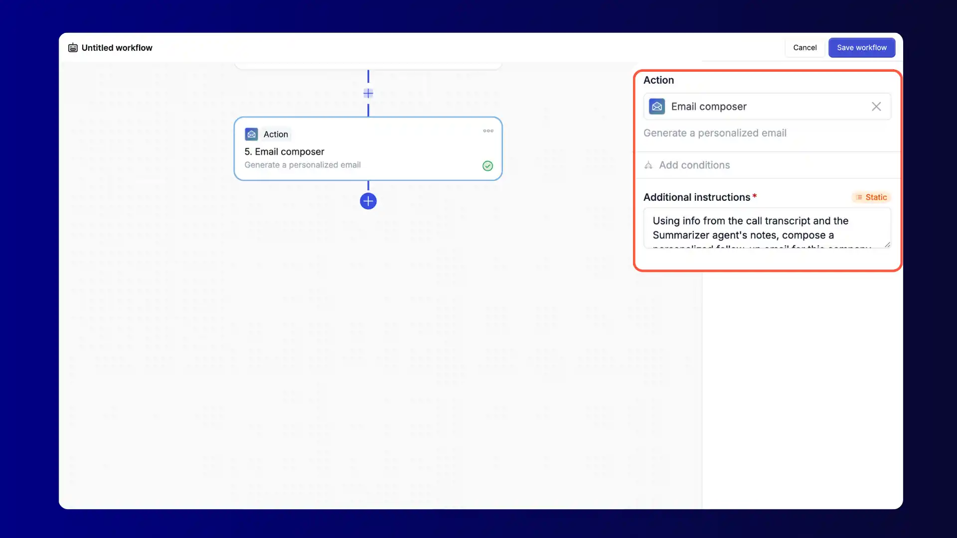 Add email composer agent