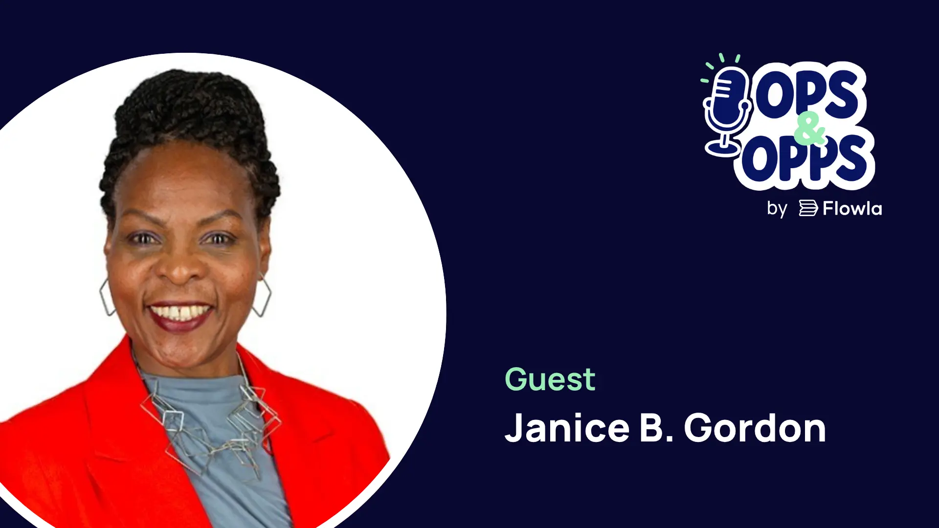 Janice b gordon ops&opps episode cover