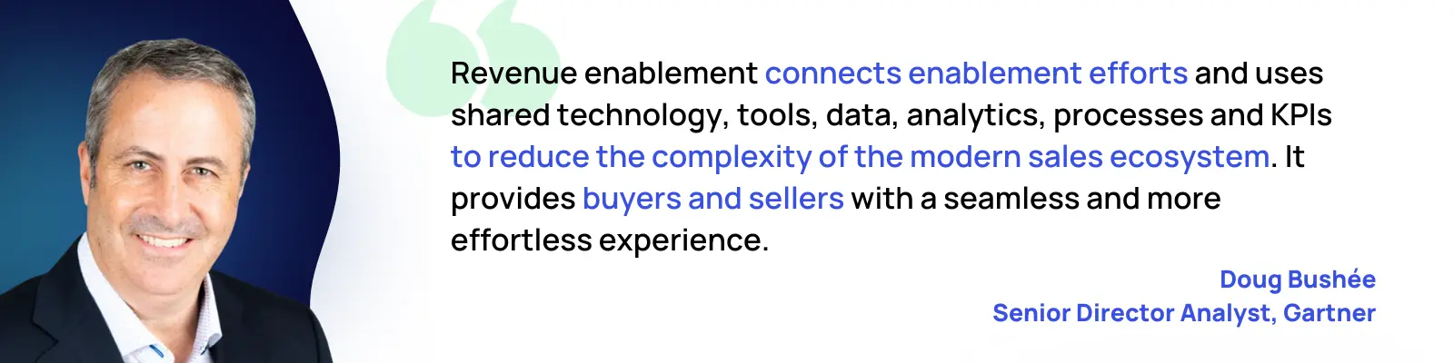 definition of revenue enablement by Gartner