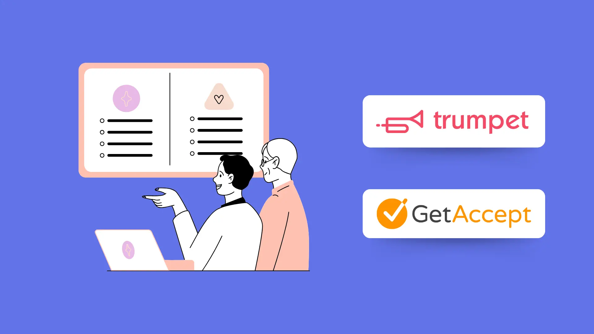 trumpet vs getaccept blog visual