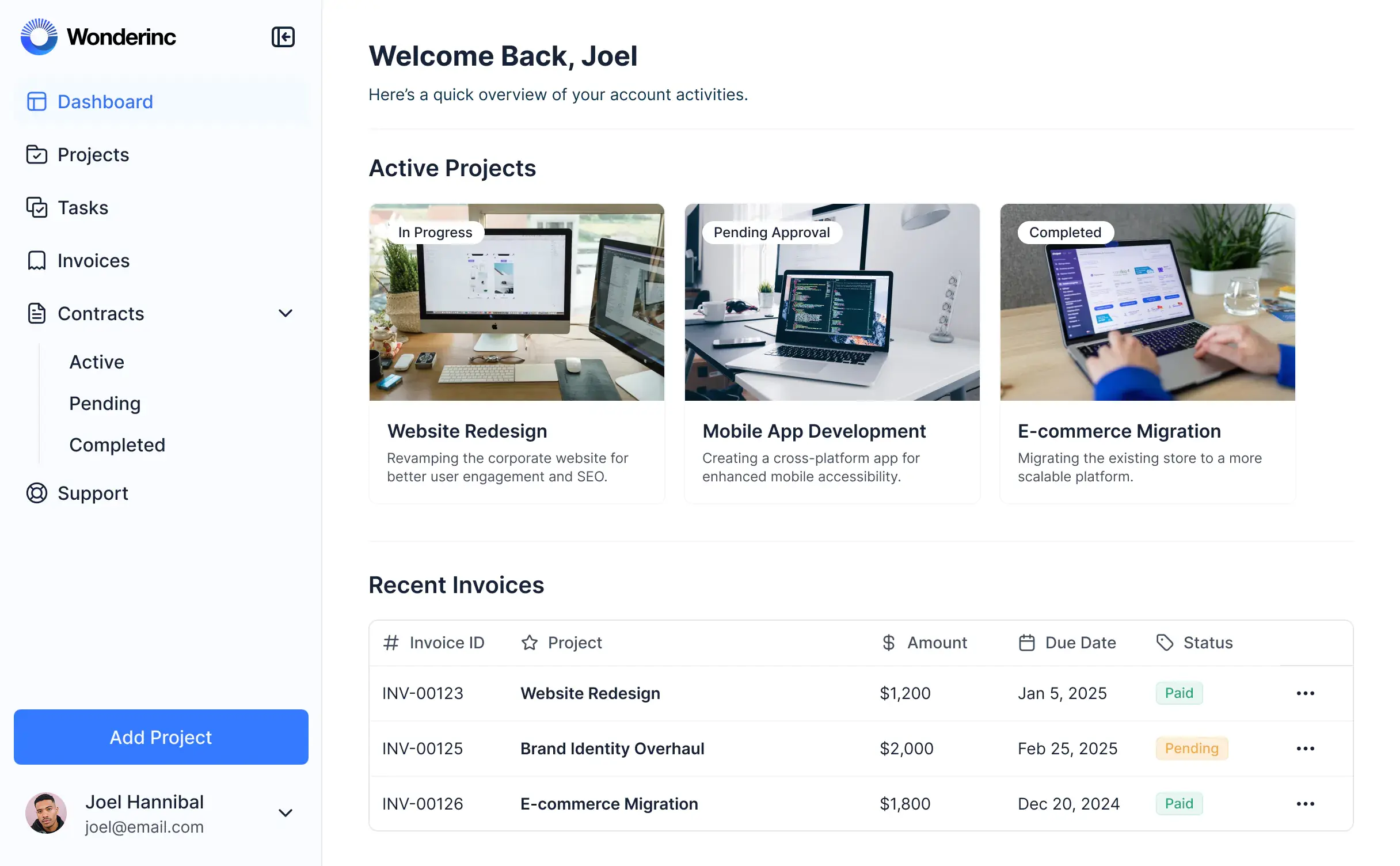 softr client portal screenshot