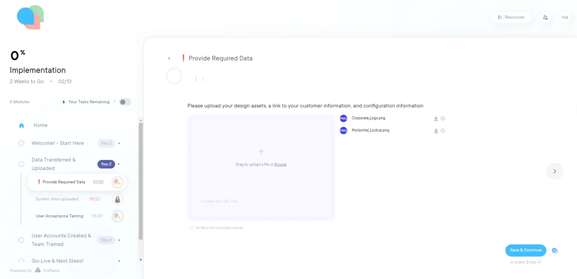 onramp client portal