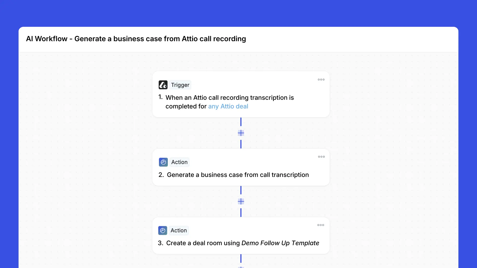 post-call playbook - Attio & Flowla