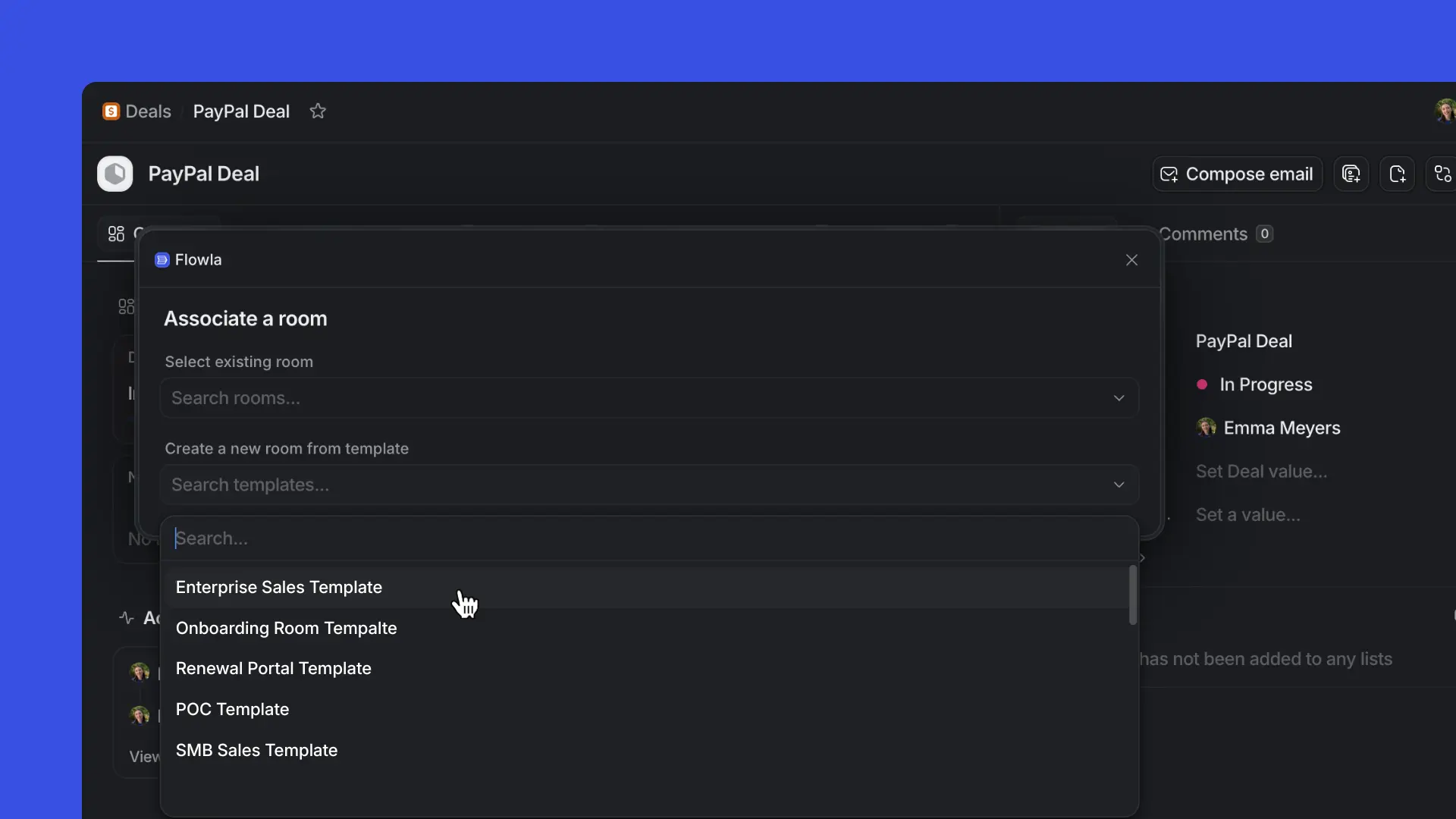 Create rooms in Attio