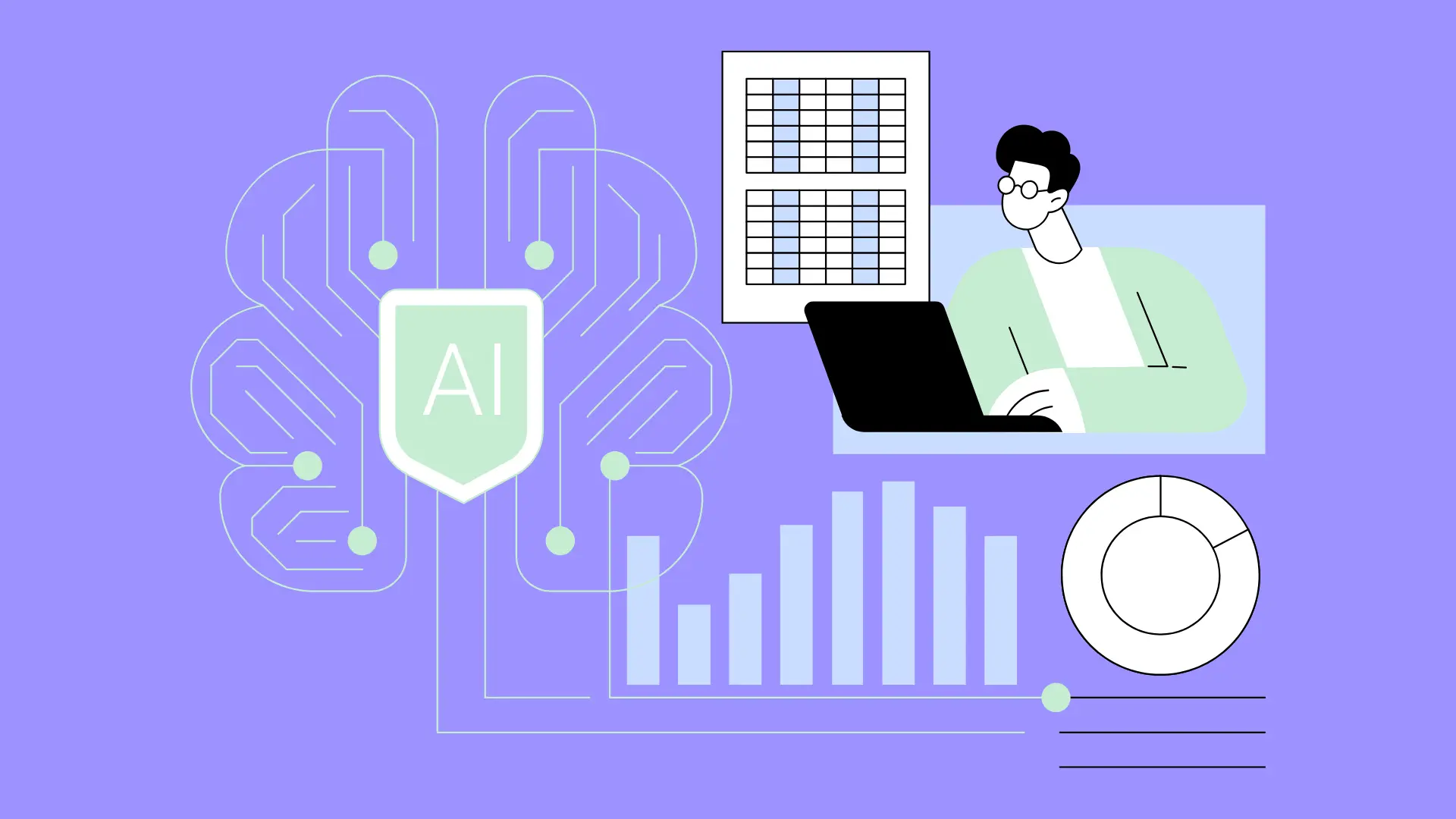 Illustration representing revenue action orchestration and the shift from seller-side automation to full revenue execution