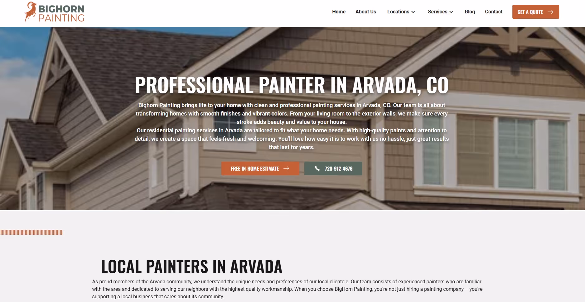 Sample website