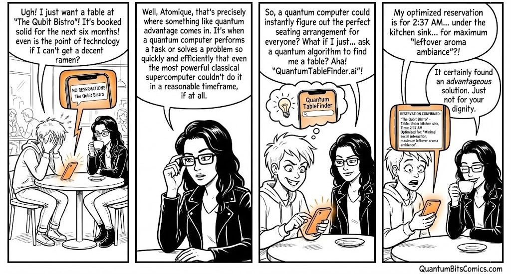 Quantum Advantage - Comic Strip