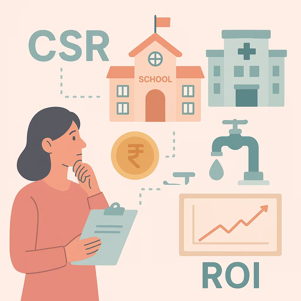 Measuring ROI of CSR Infrastructure Projects in India