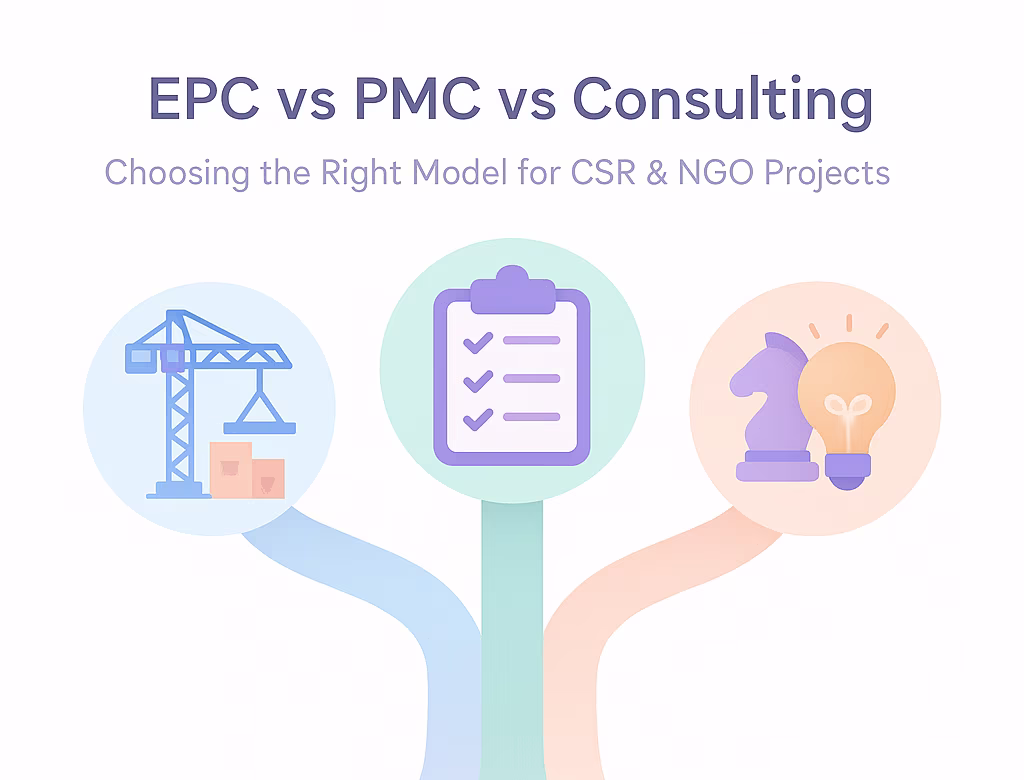 EPC vs PMC vs Consulting: Best Model for CSR & NGO Projects