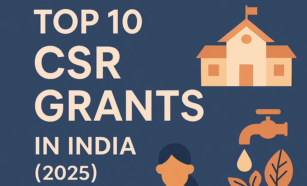Top 10 CSR Grants in India (2025)