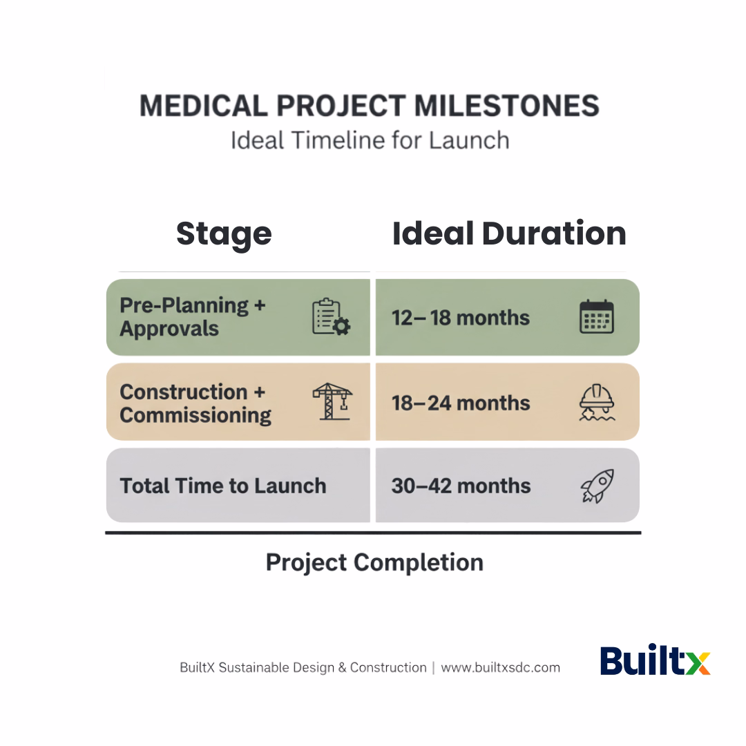 Project timelines in campus planning