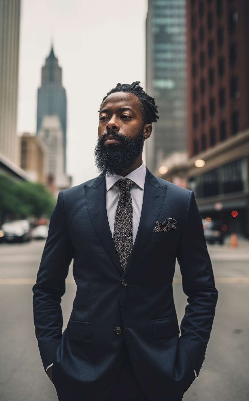 The photo shows a smiling Jon Carter standing in a suit.