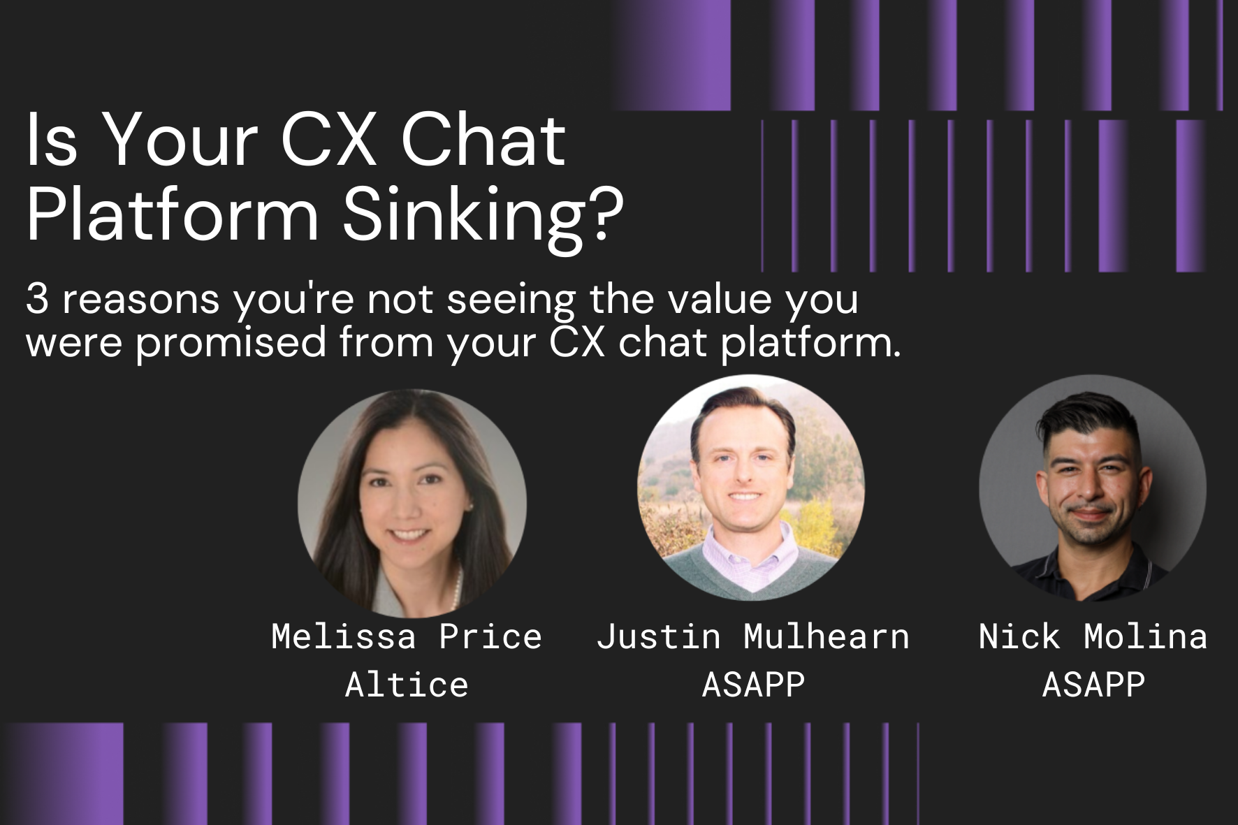 Is Your CX Chat Platform Sinking? - ASAPP