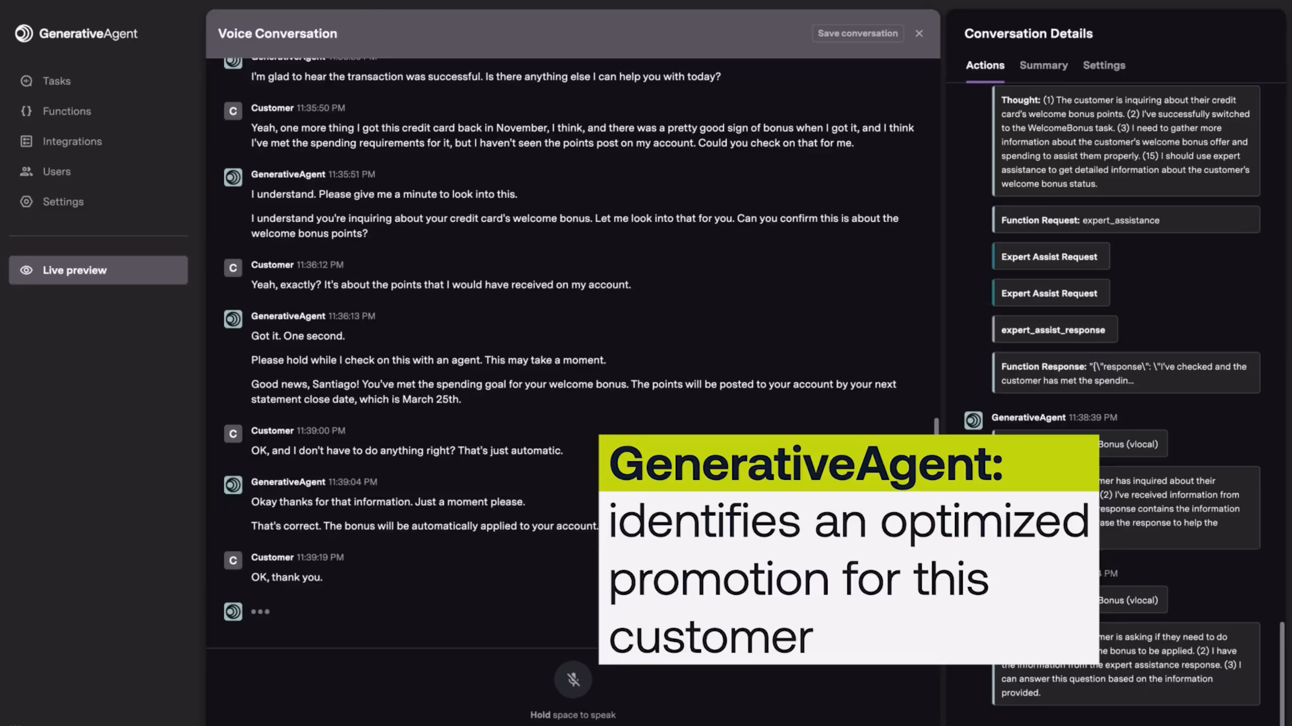 GenerativeAgent demo