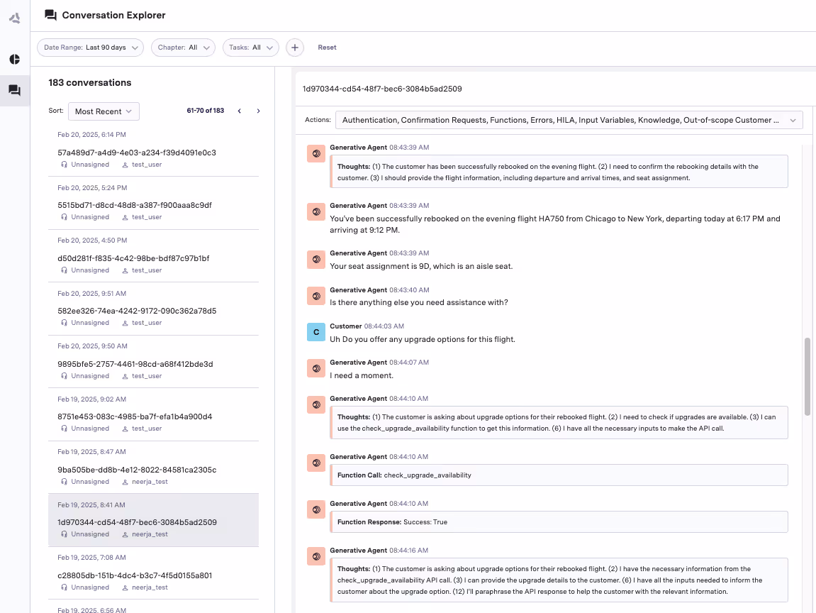 ASAPP Conversation Explorer