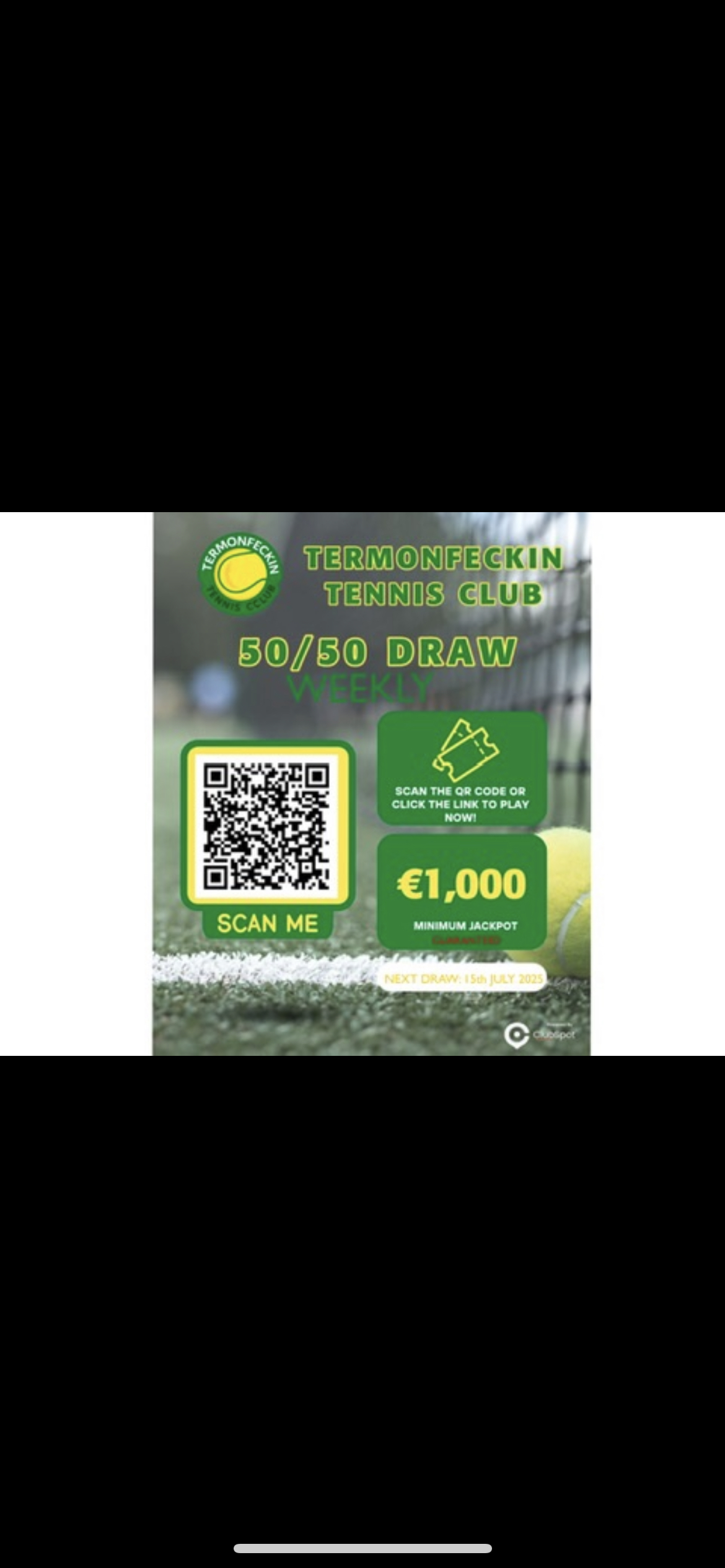 Termonfeckin Tennis Club 50/50 Draw
