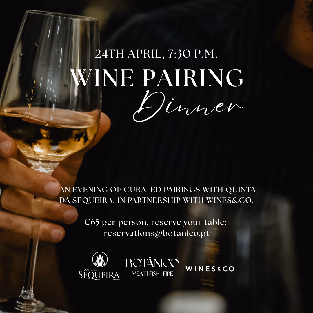 wine pairing dinner algarve