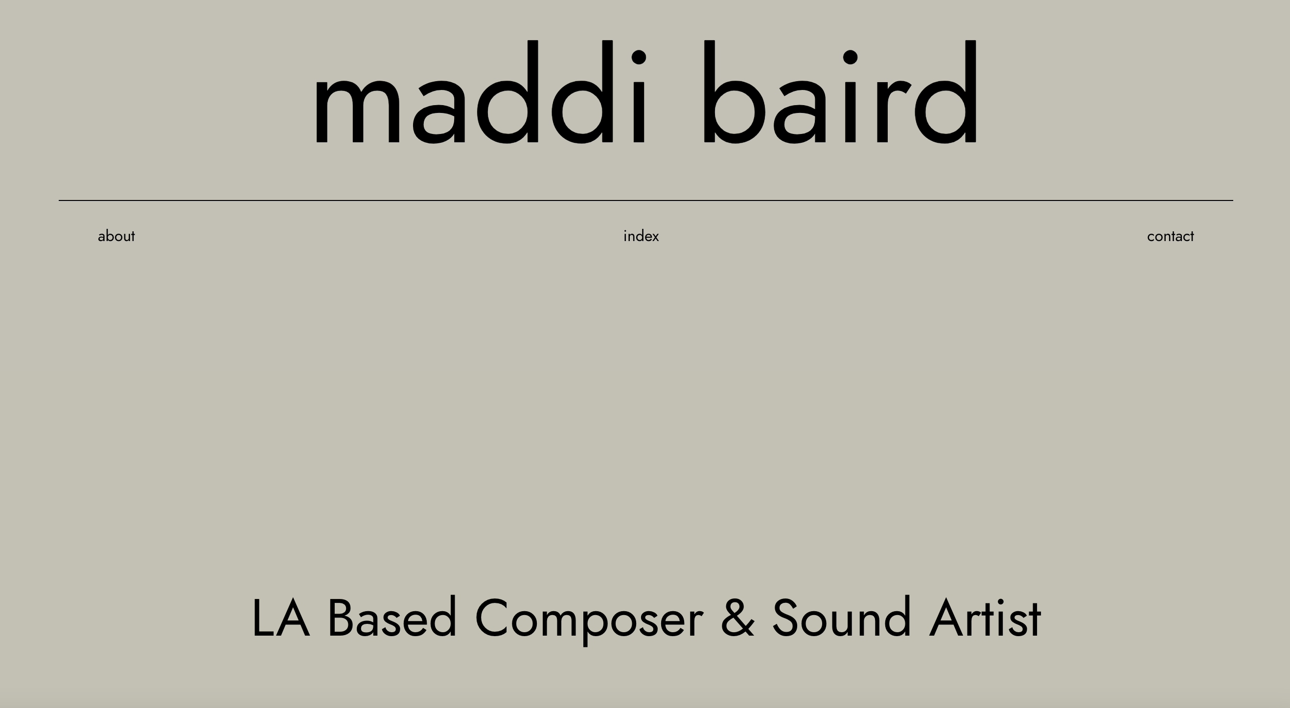 Maddi Baird — Photo