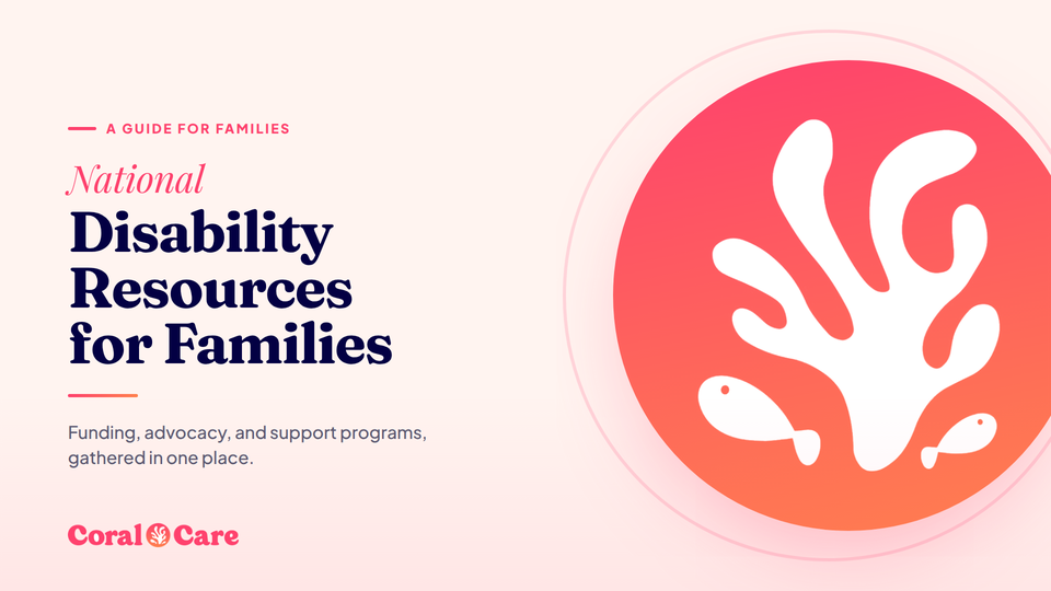 Banner that says "National Disability Resources for Families"