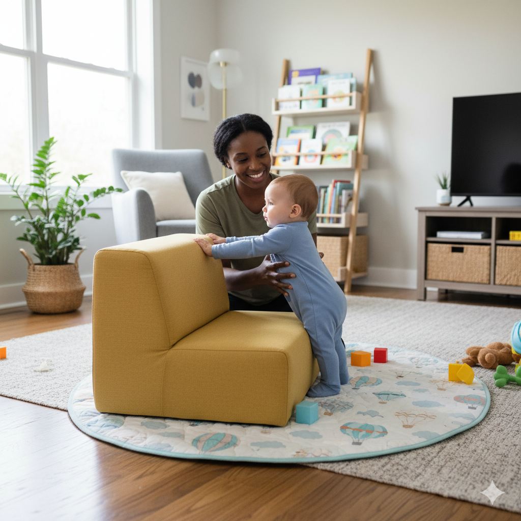 Young child during Early Intervention therapy session
