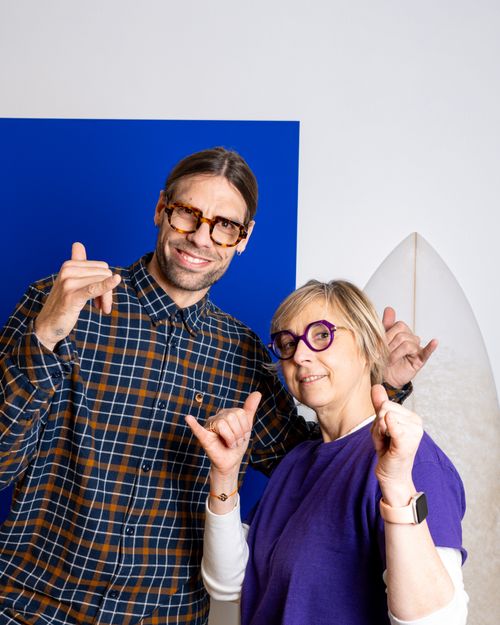 Sylvie dans l'atelier