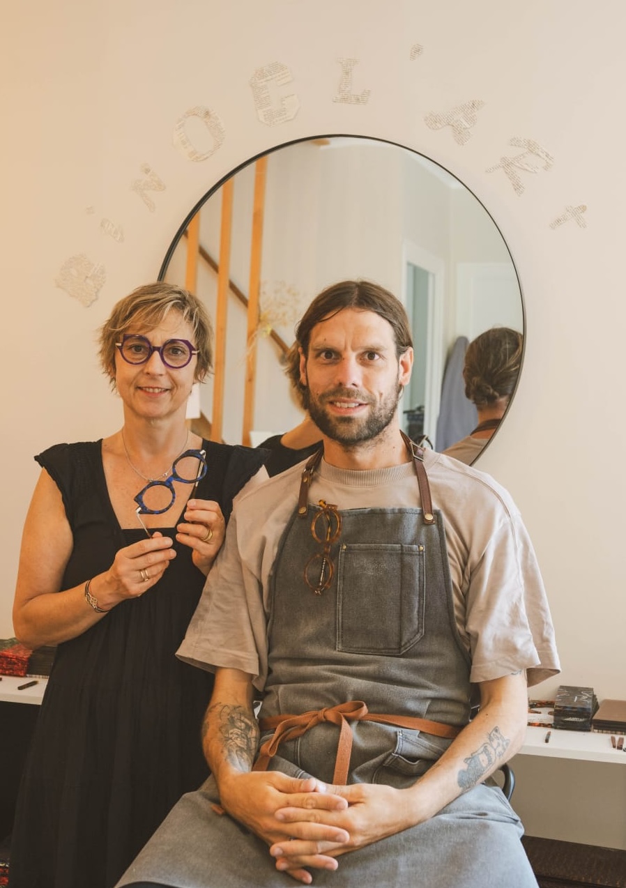 Sylvie dans l'atelier