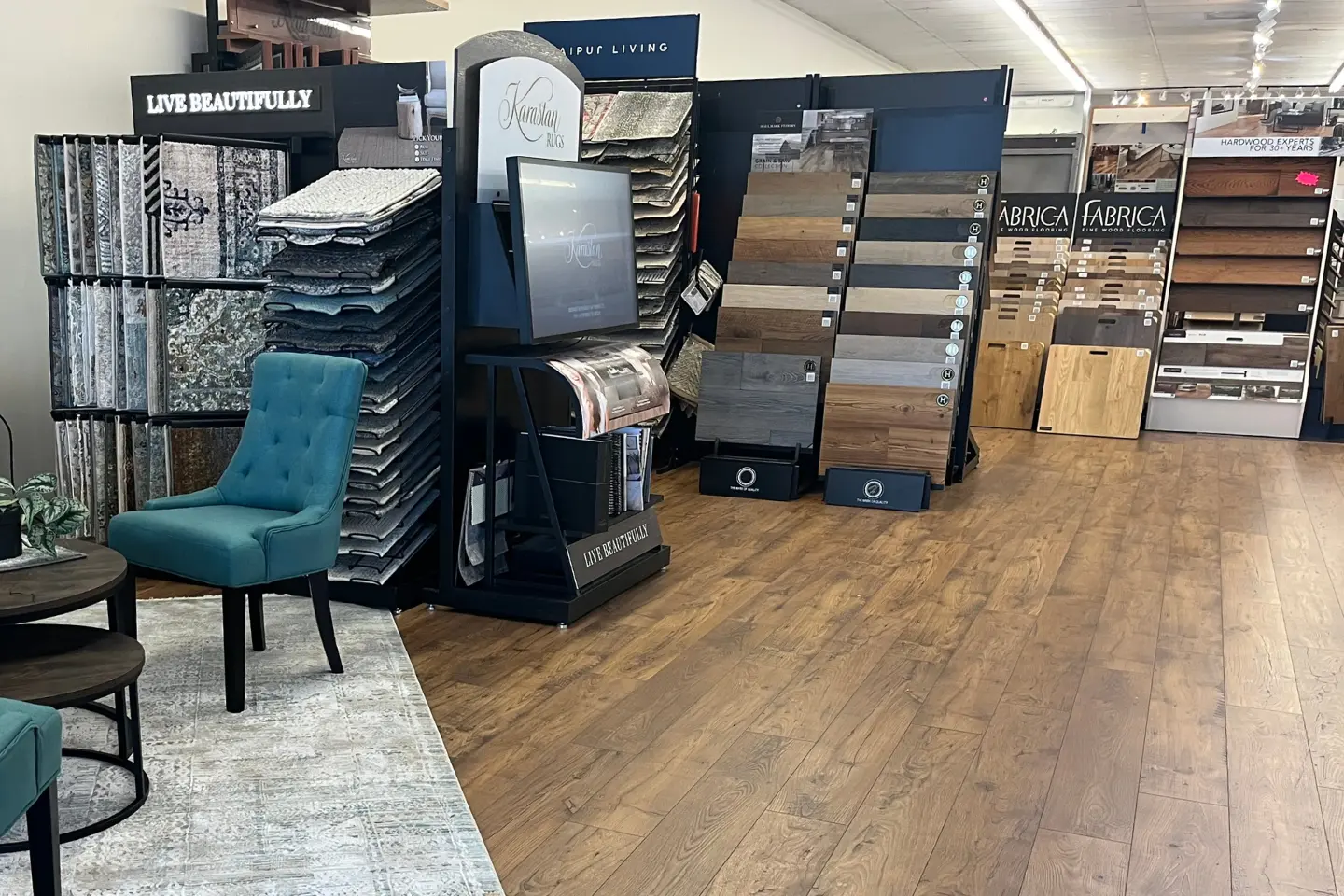 Large flooring showroom in Greenville, SC