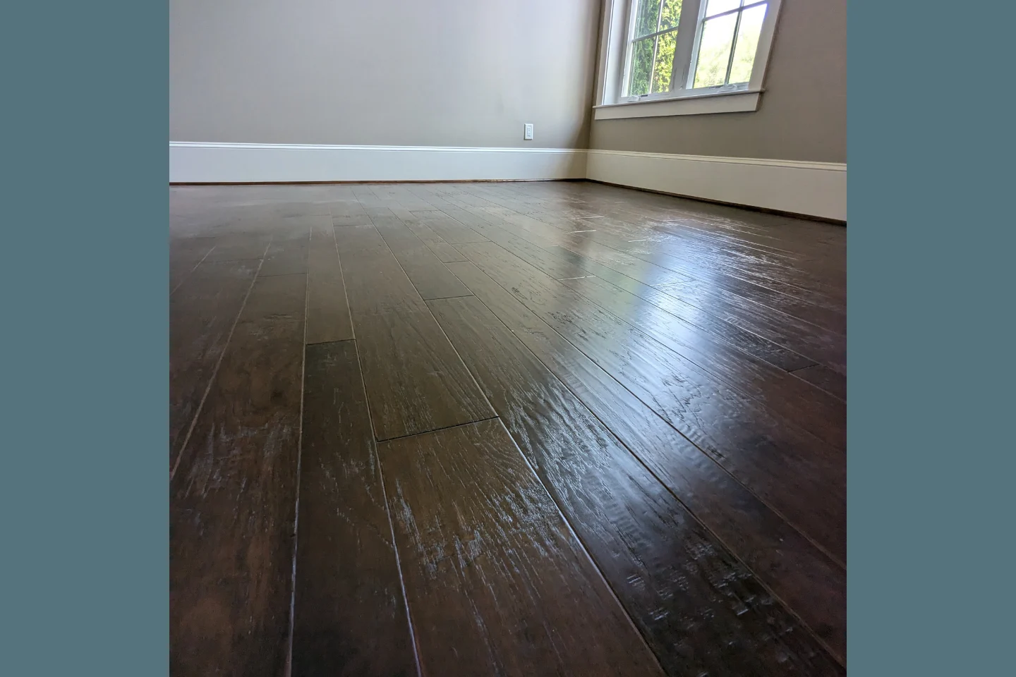 Hardwood flooring that increases the value of our home