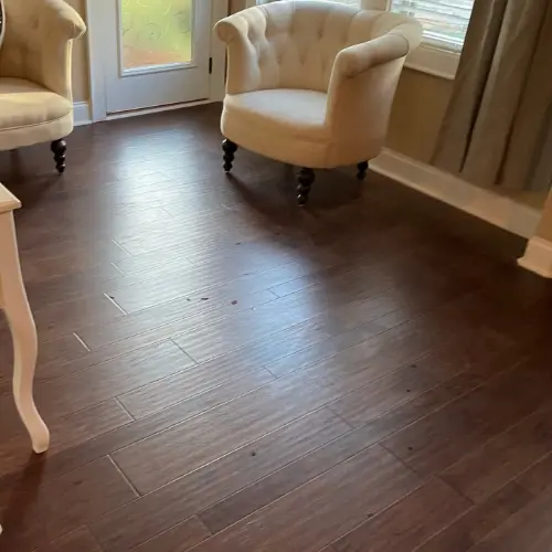 hardwood flooring installation in Greenville home