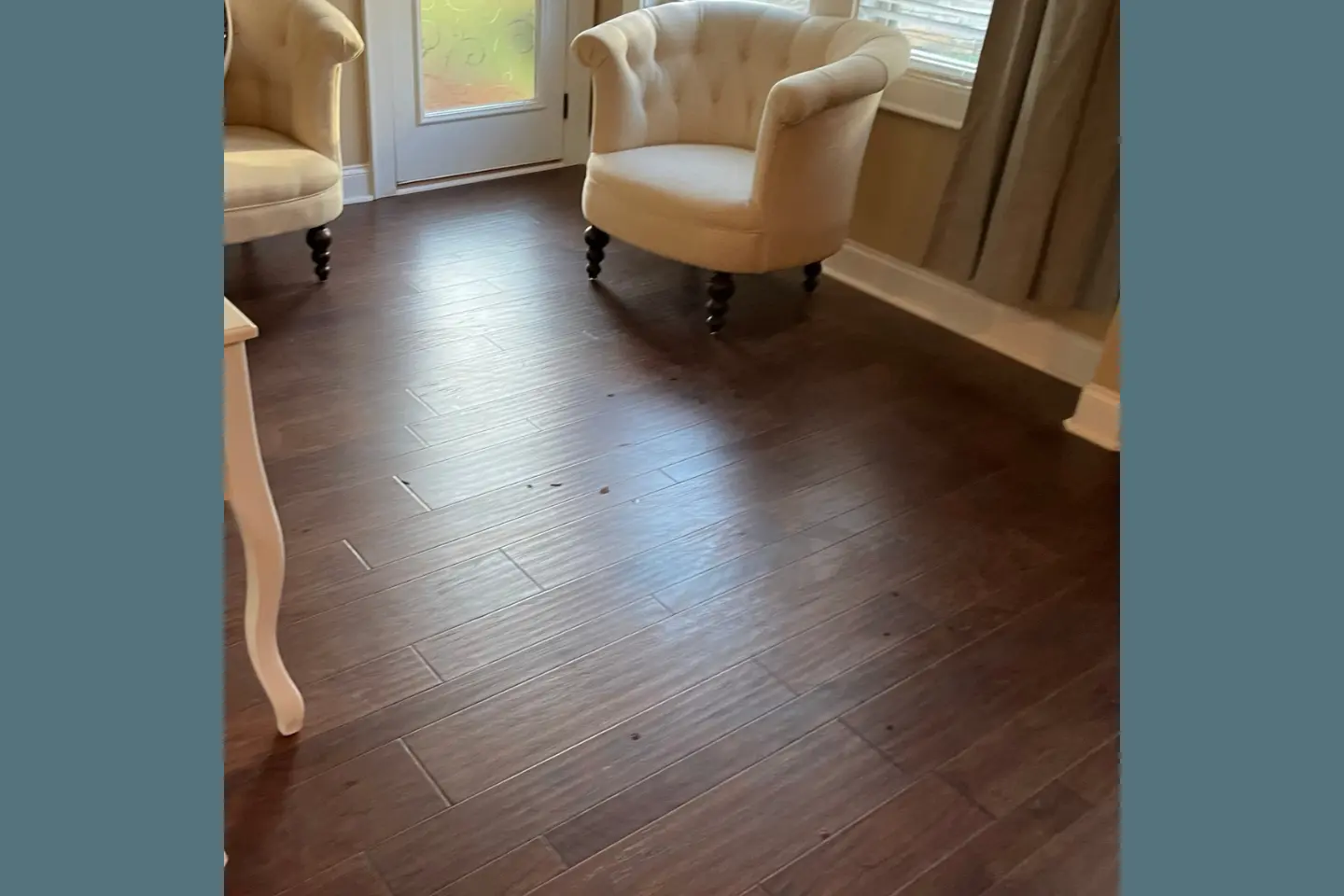 hardwood flooring installation in Greenville home
