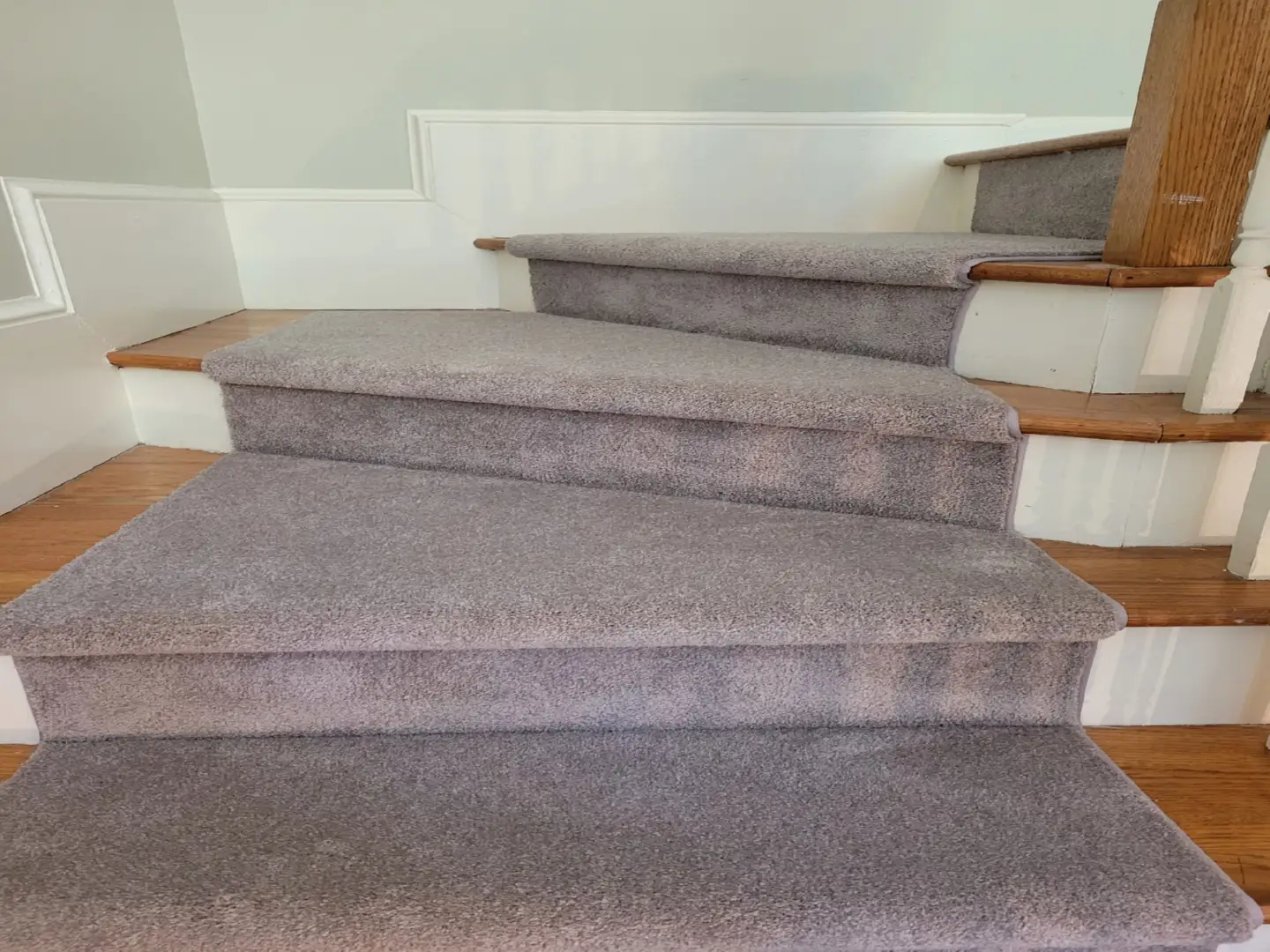 Mohawk Quality Life Carpet on Stairs
