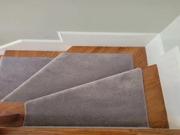 Mohawk Quality Life Carpet on Stairs