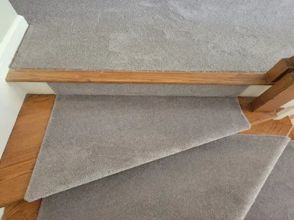 Mohawk Quality Life Carpet on Stairs