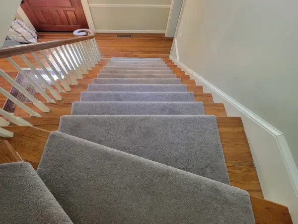 Mohawk Quality Life Carpet on Stairs