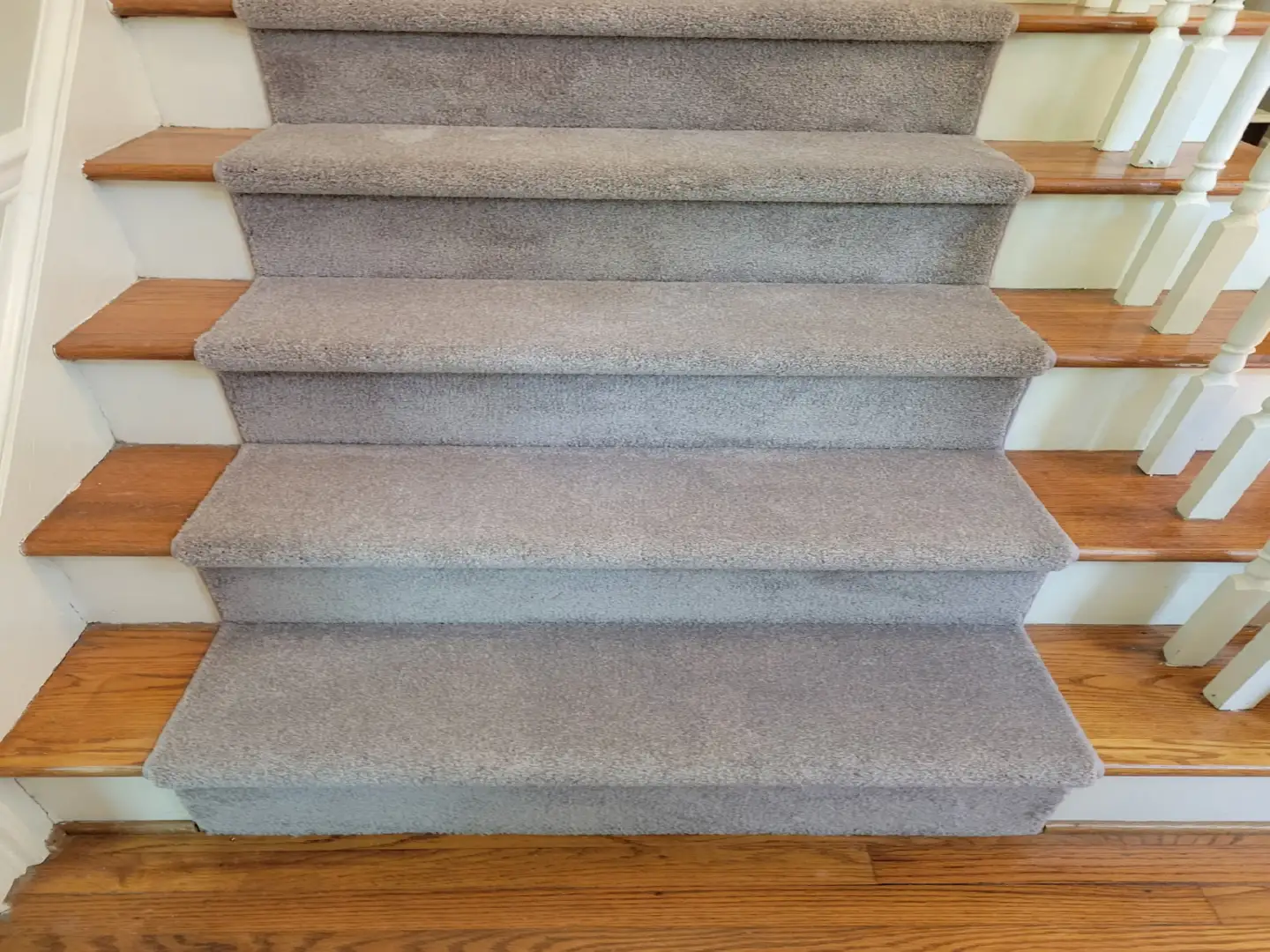 Mohawk Quality Life Carpet on Stairs