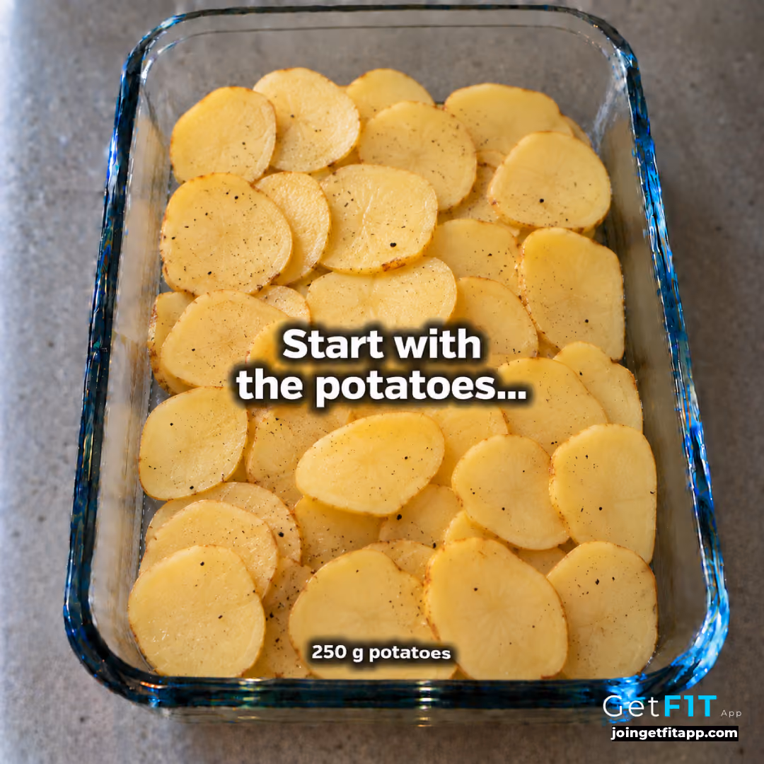 High Protein Simple Potato & Egg Cassarole
