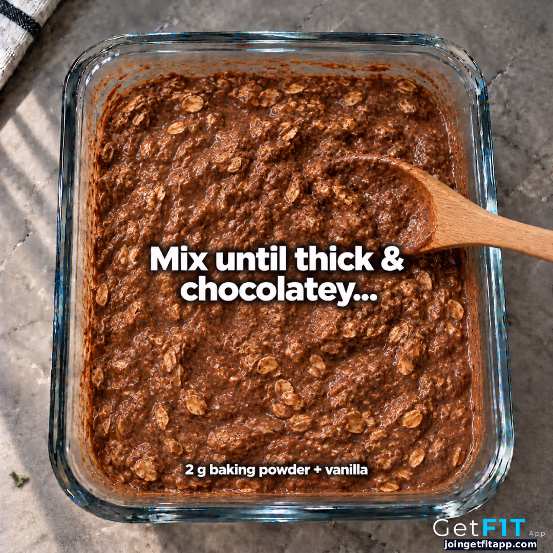 High Protein Chocolate Berry Oat Cake