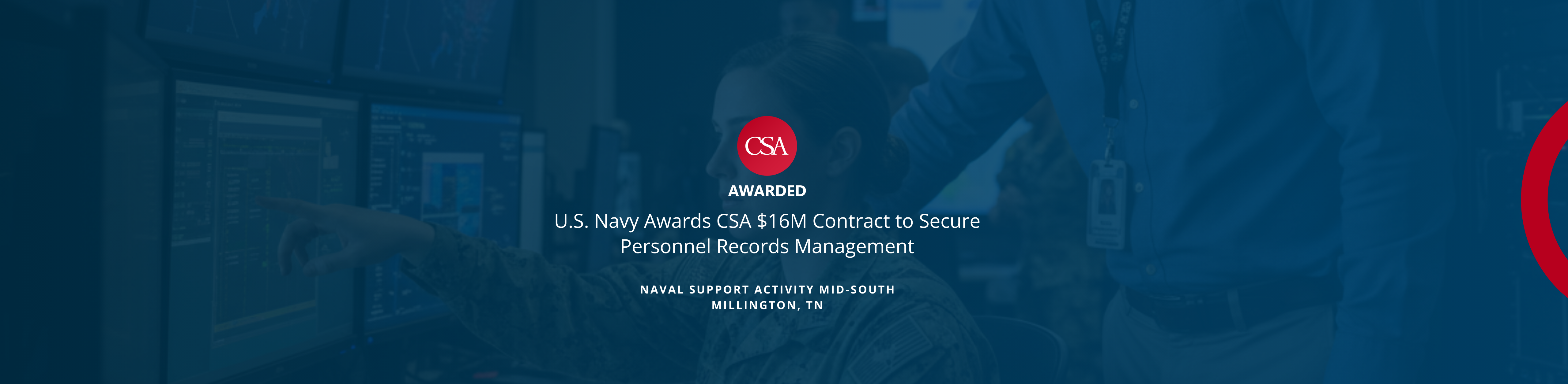 U.S. Navy Awards CSA $16M Contract to Secure Personnel Records Management